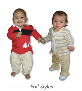 cute babies in stylease fall line