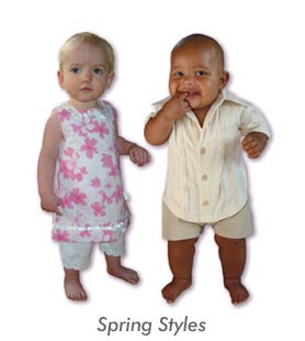 cute babies in stylease spring line